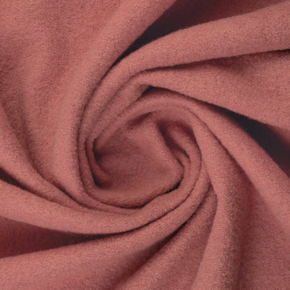 100% wool fabric - old rose 385 g/m²
