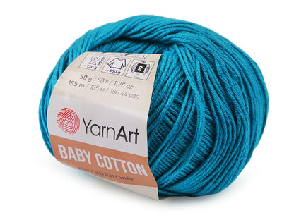 alt
Fil Yarn Art Baby Cotton bleu 165 m 50 g #458