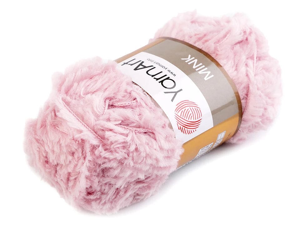 Dzija Yarn Art MINK-maigi rozā 75m 50g #347