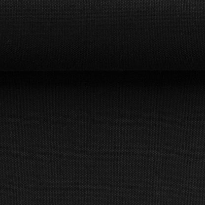 Canvas-Stoff, schwarz 230 g/m²