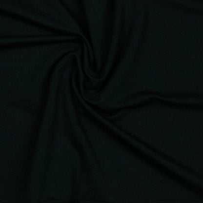 Black cotton French terry 235 g/m² (GOTS certified)