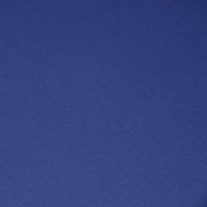 Jersey molletonné en coton bleu bleuet 285 g/m²