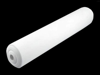 Single-sided fusible interfacing (nonwoven) - white 60 g/m² (stiff)