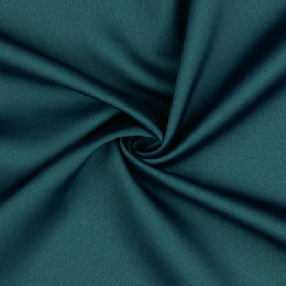 Tissu en soie artificielle - pétrole 140 g/m²