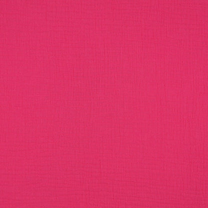 Fuchsia muslin 125 g/m²