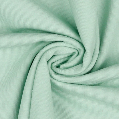 Jersey de coton fin vert clair 215 g/m²