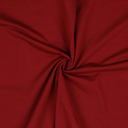 Jersey fin en coton, rouge foncé 215 g/m²