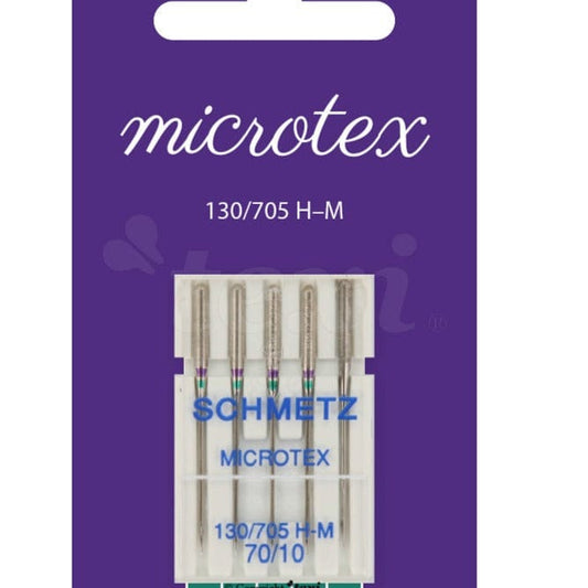 SCHMETZ MICROTEX Šujmašīnu adatas smalkiem audumiem-Nr.70