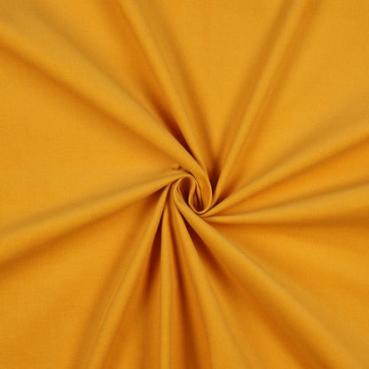 Velours de coton fin jaune miel 145 g/m²