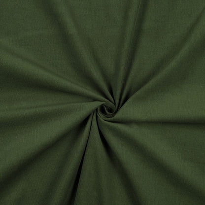 Velours côtelé fin en coton, vert forêt 145 g/m²