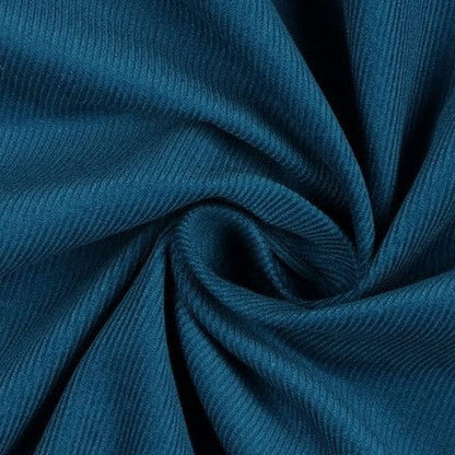 Fine Cotton Corduroy-Petrol 145 g/m²