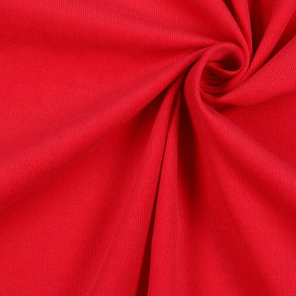 Fine cotton corduroy-red 145 g/m²