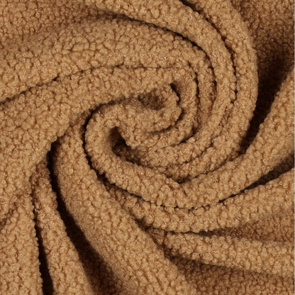 Teddy fabric - light brown 270 g/m²