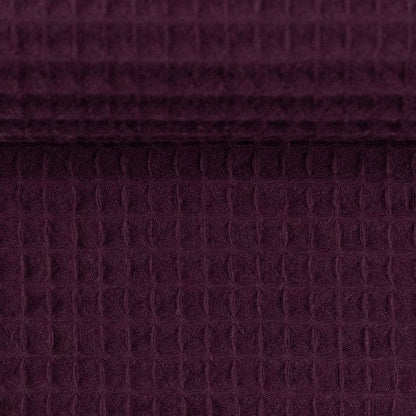 Tissu gaufré aubergine 230 g/m²