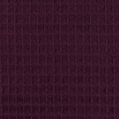 Tissu gaufré - aubergine 230 g/m²