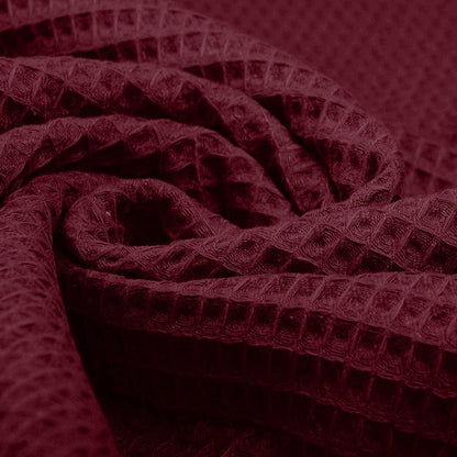 Tissu gaufré bordeaux 230 g/m²