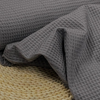Tissu gaufré gris foncé 230 g/m²